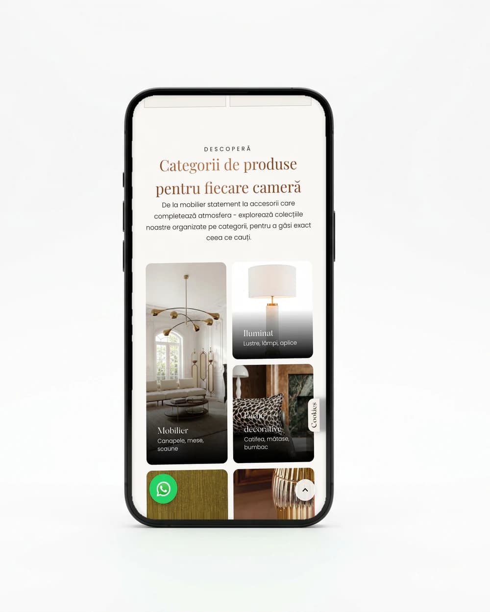 Mockup Casa di Francesca, magazin online
