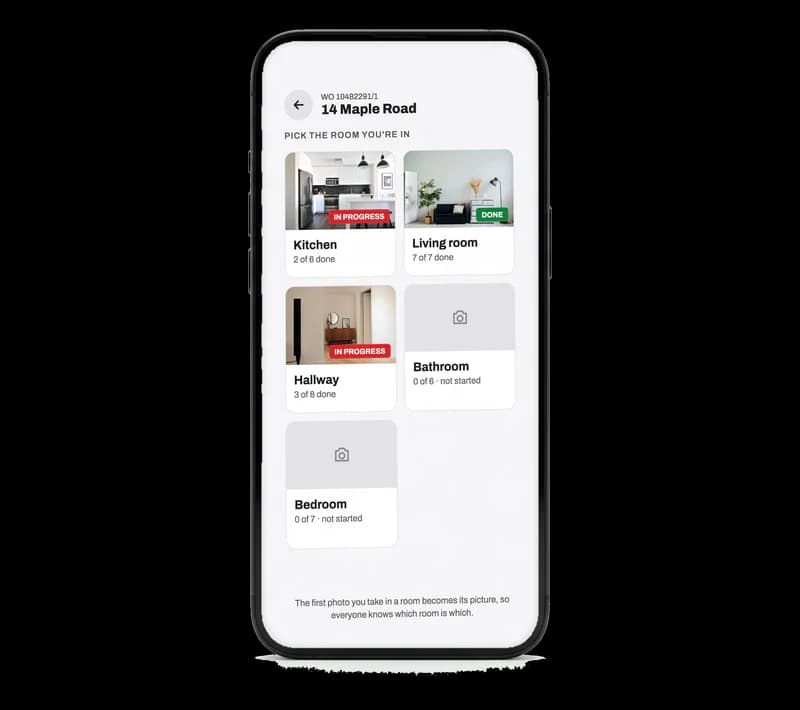 Ecranul Camere, telefon frontal